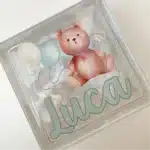 Lámpara quitamiedos de cristal